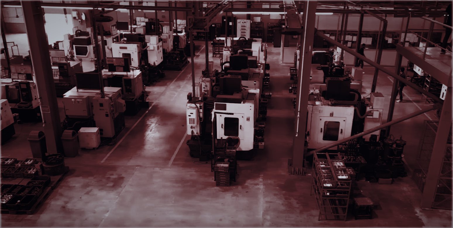 CNC machine shop floor
