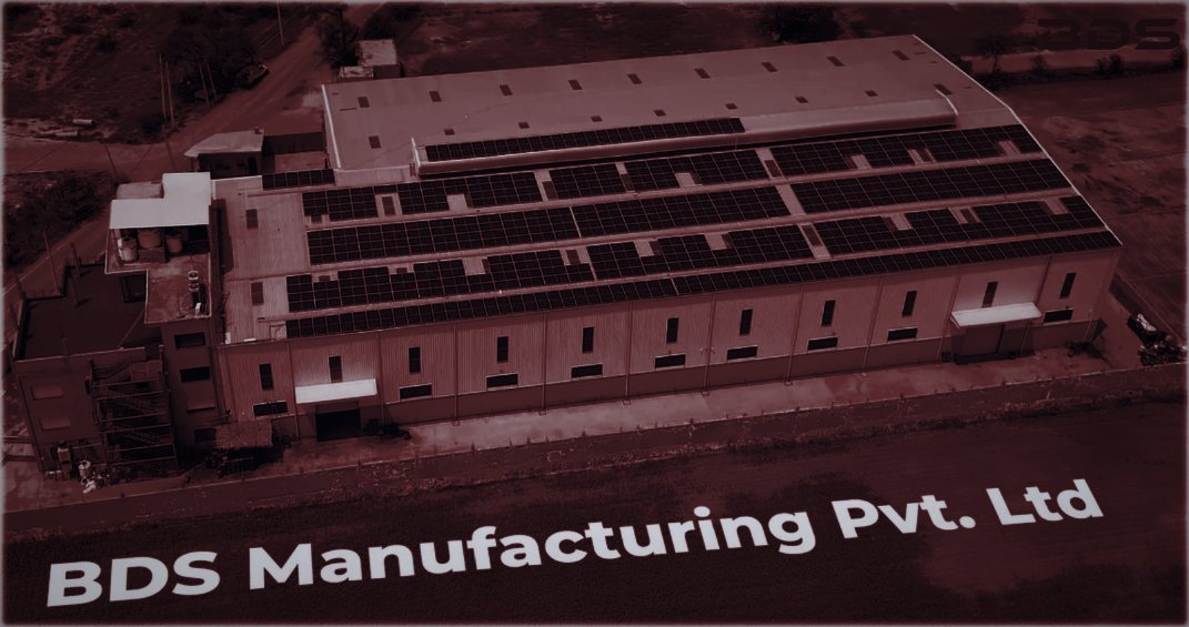 Rooftop solar array at BDS plant